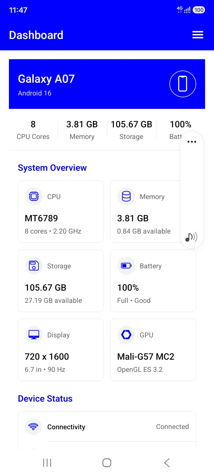 Device Info screenshot 1