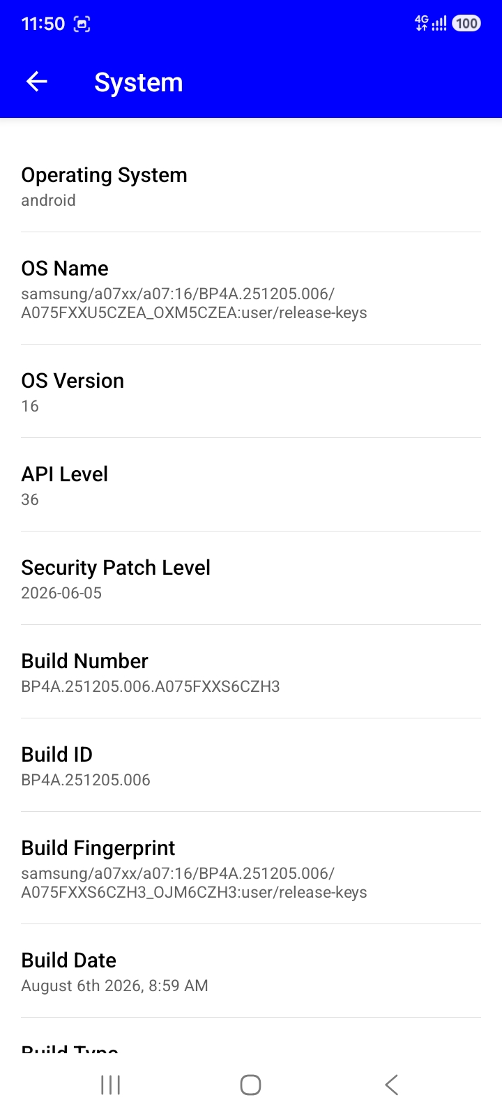 Device Info screenshot 16